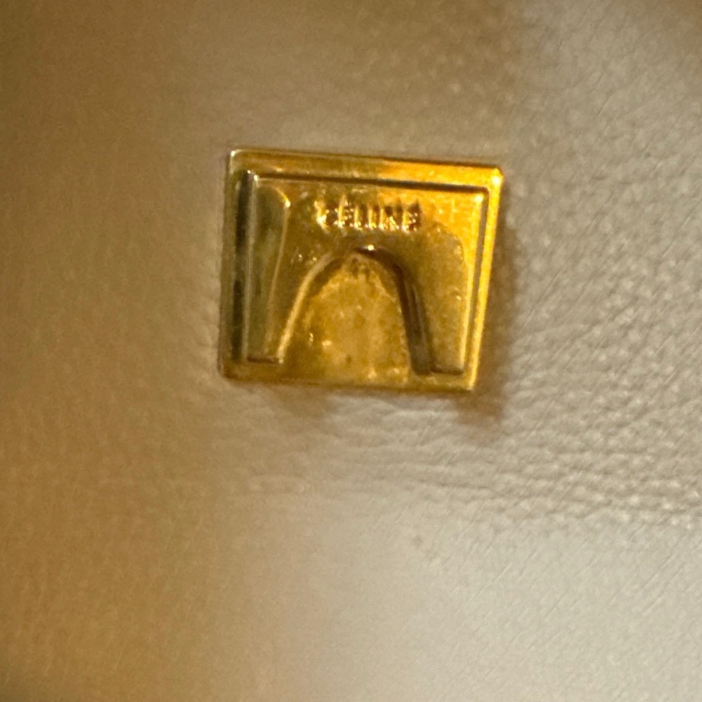 Authentic Celine Mini Belt Bag Grained Calfskin With Gold Finishing Taupe - Picture 3 of 12